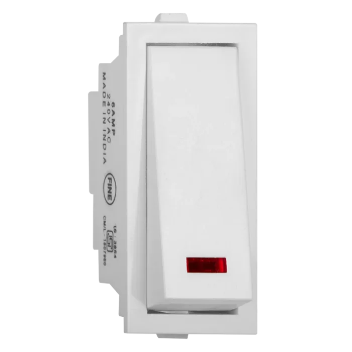 Alemac 16A 1 Way Switch with Indicator